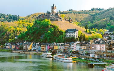 Old Town Cochem and the Reichsburg Castle Old Town Cochem and the Reichsburg Castle